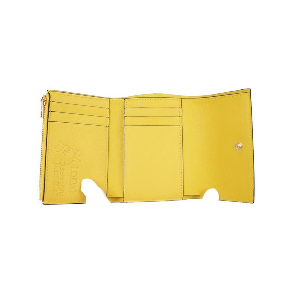 Loewe Studio Ghibli Collaboration Ootori sama Barrycal Wallet Tri fold Short - Picture 3 of 5
